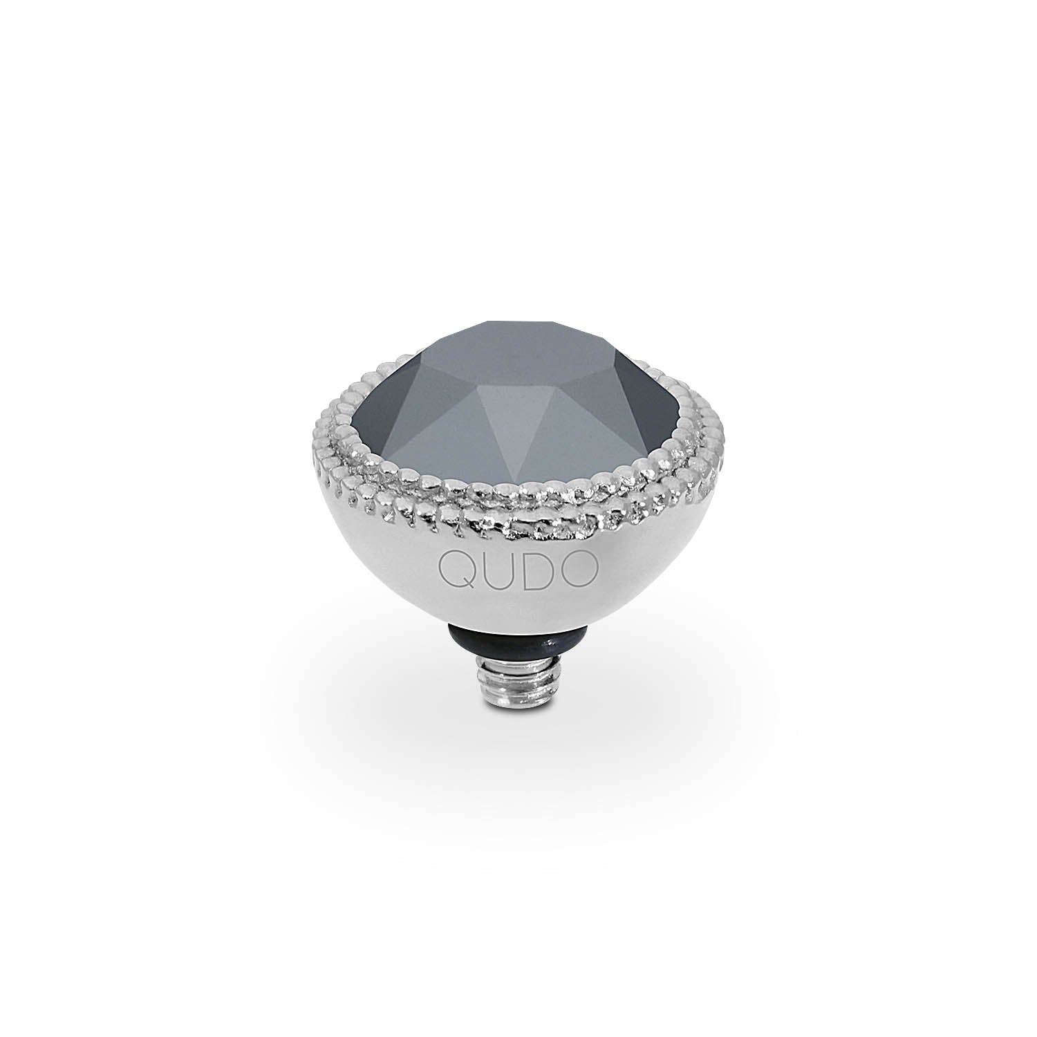 Fabero Top 0.43" - Silver jet hematite