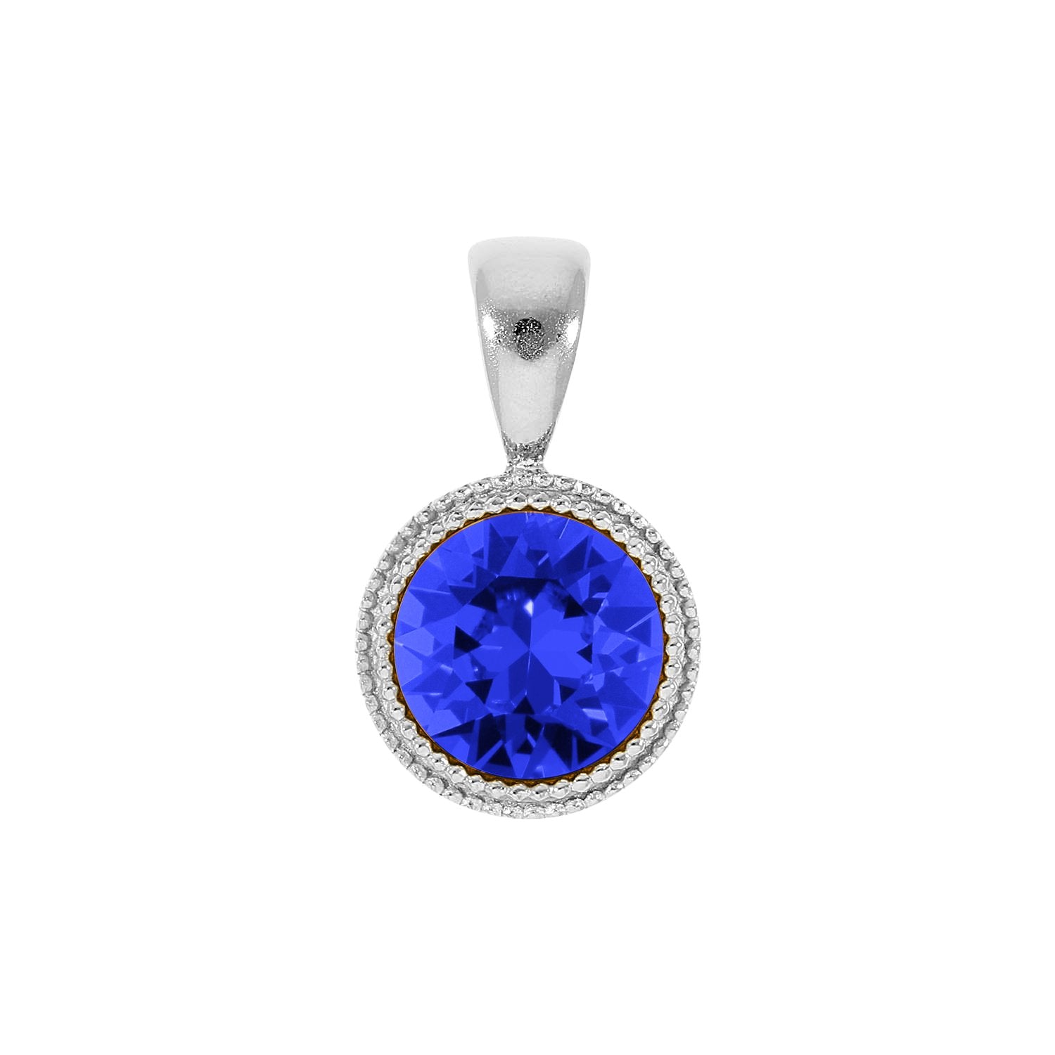 Fabero Pendant 0.43" - Silver Topaz