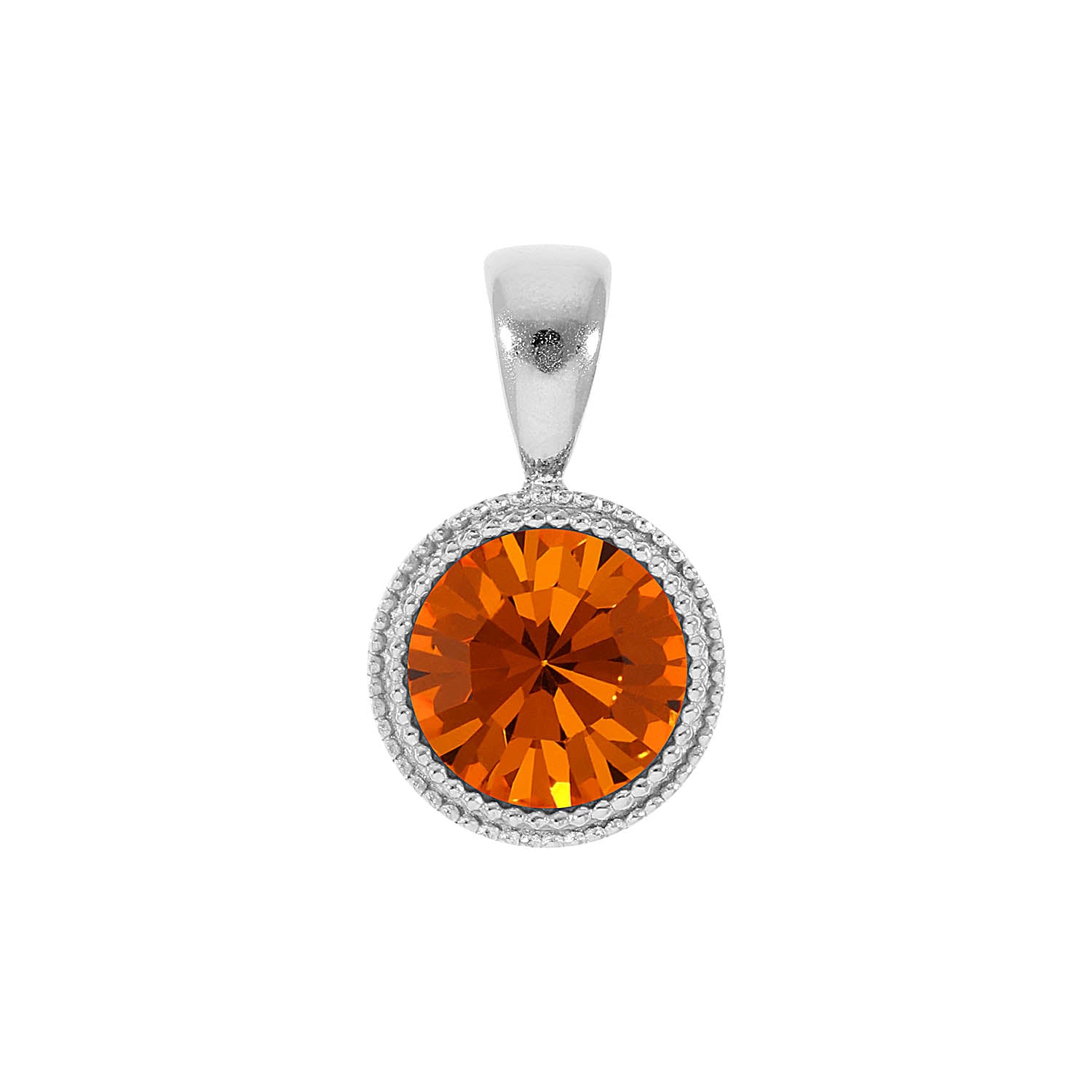Fabero Pendant 0.43" - Silver sun