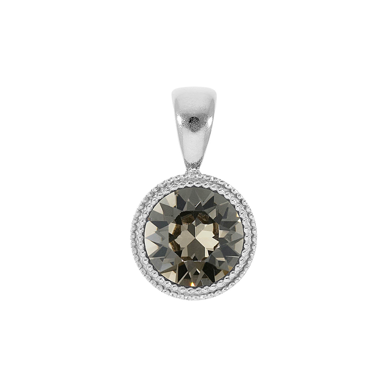 Fabero Pendant 0.43" - Silver Greige