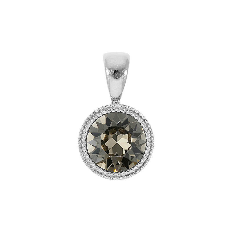 Fabero Pendant 0.43" - Silver Greige