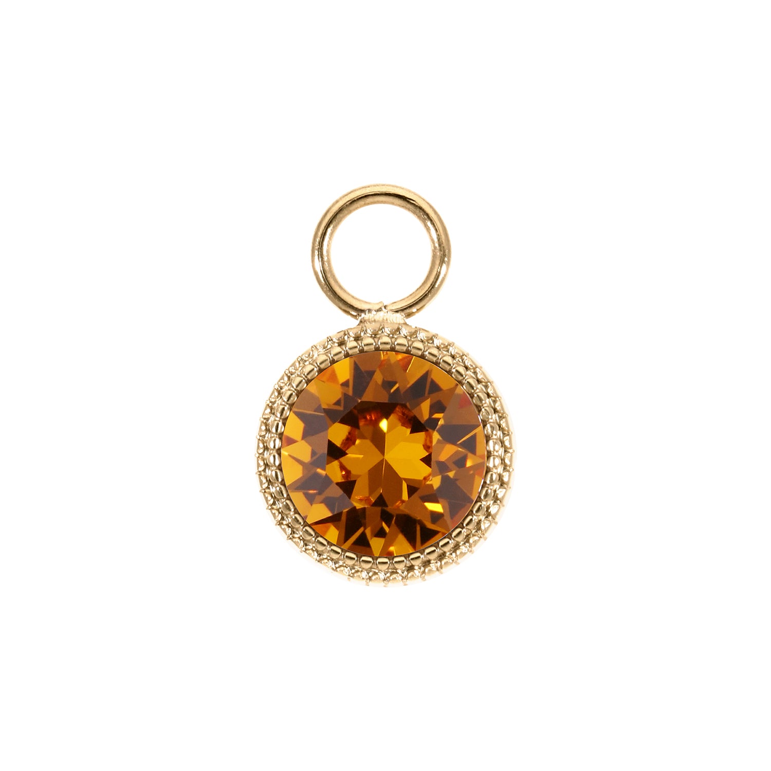 Fabero Charm 0.43" - Gold Topaz