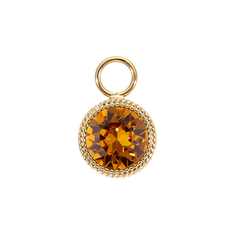 Fabero Charm 0.43" - Gold Topaz