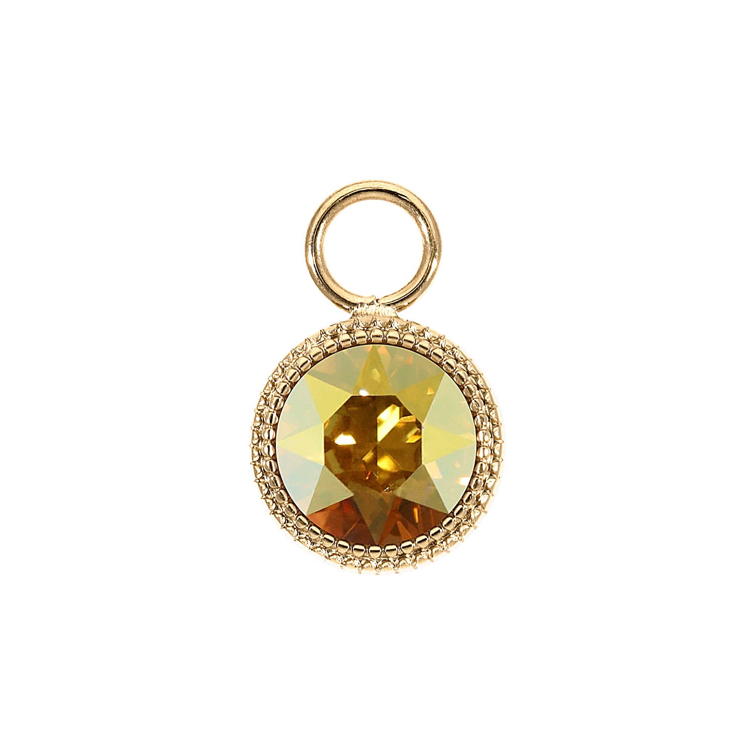 Fabero Charm 0.43" - Gold metallic sunshine