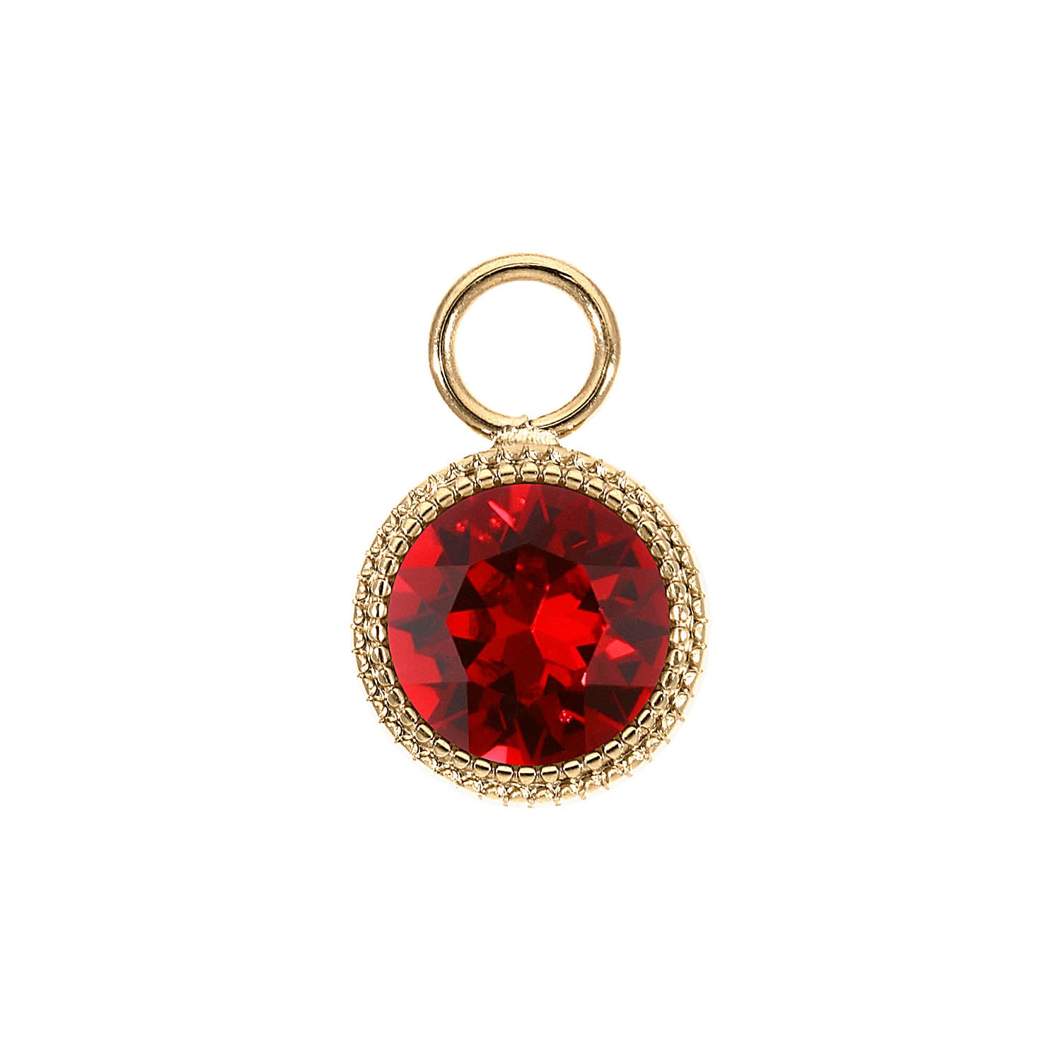Fabero Charm 0.43" - Gold scarlet
