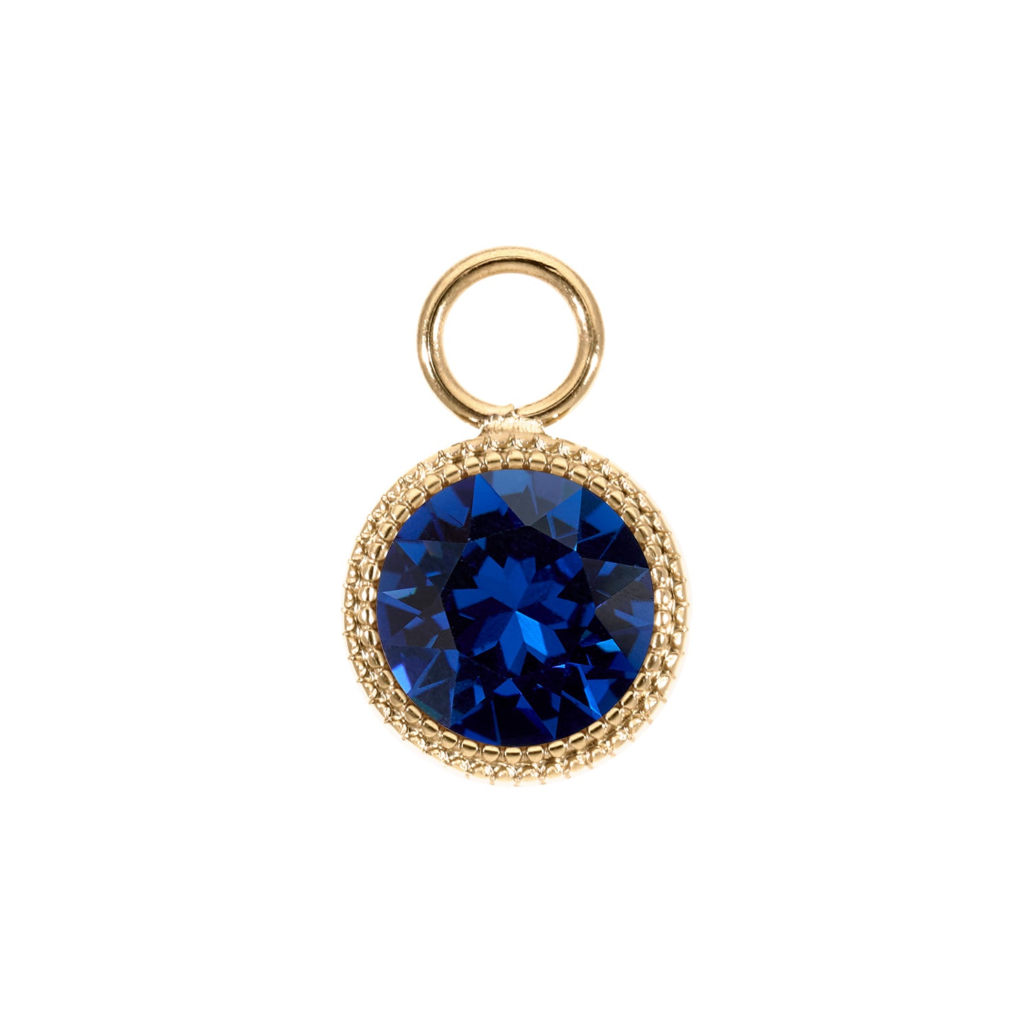 Fabero Charm 0.43" - Gold ReCreated Dark Sapphire