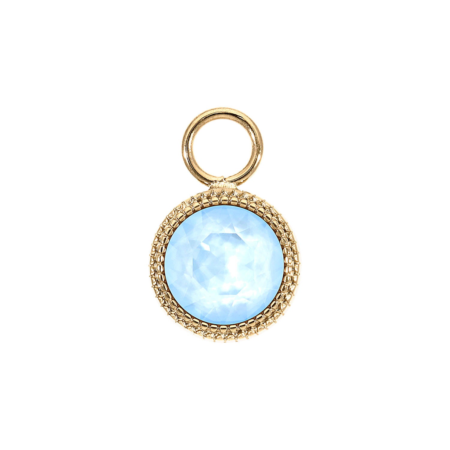 Fabero Charm 0.43" - Gold crystal sky ignite