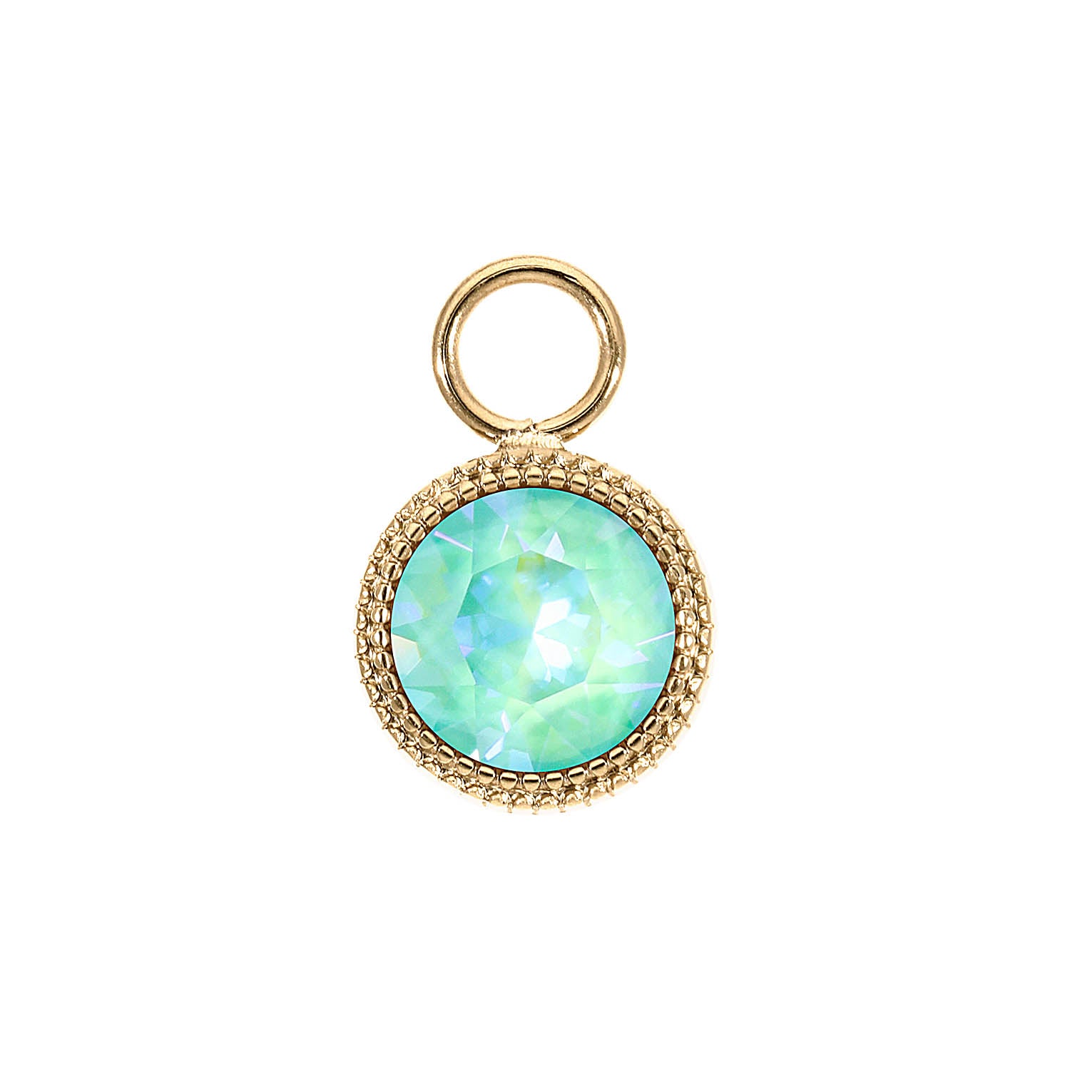 Fabero Charm 0.43" - Gold silky sage delite