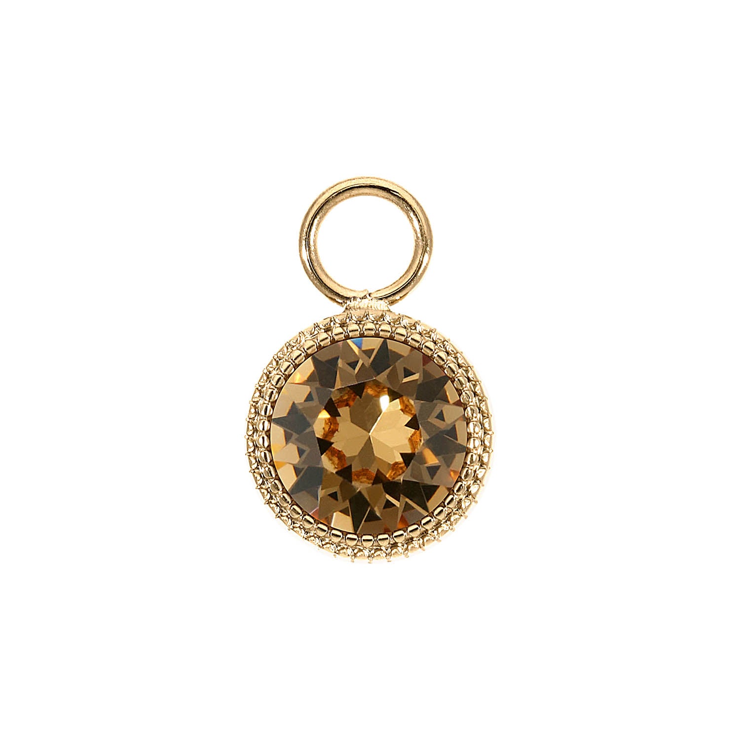 Fabero Charm 0.43" - Gold light colorado topaz