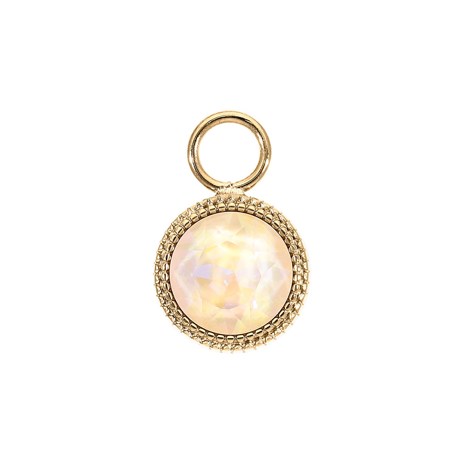 Fabero Charm 0.43" - Gold ivory cream delite