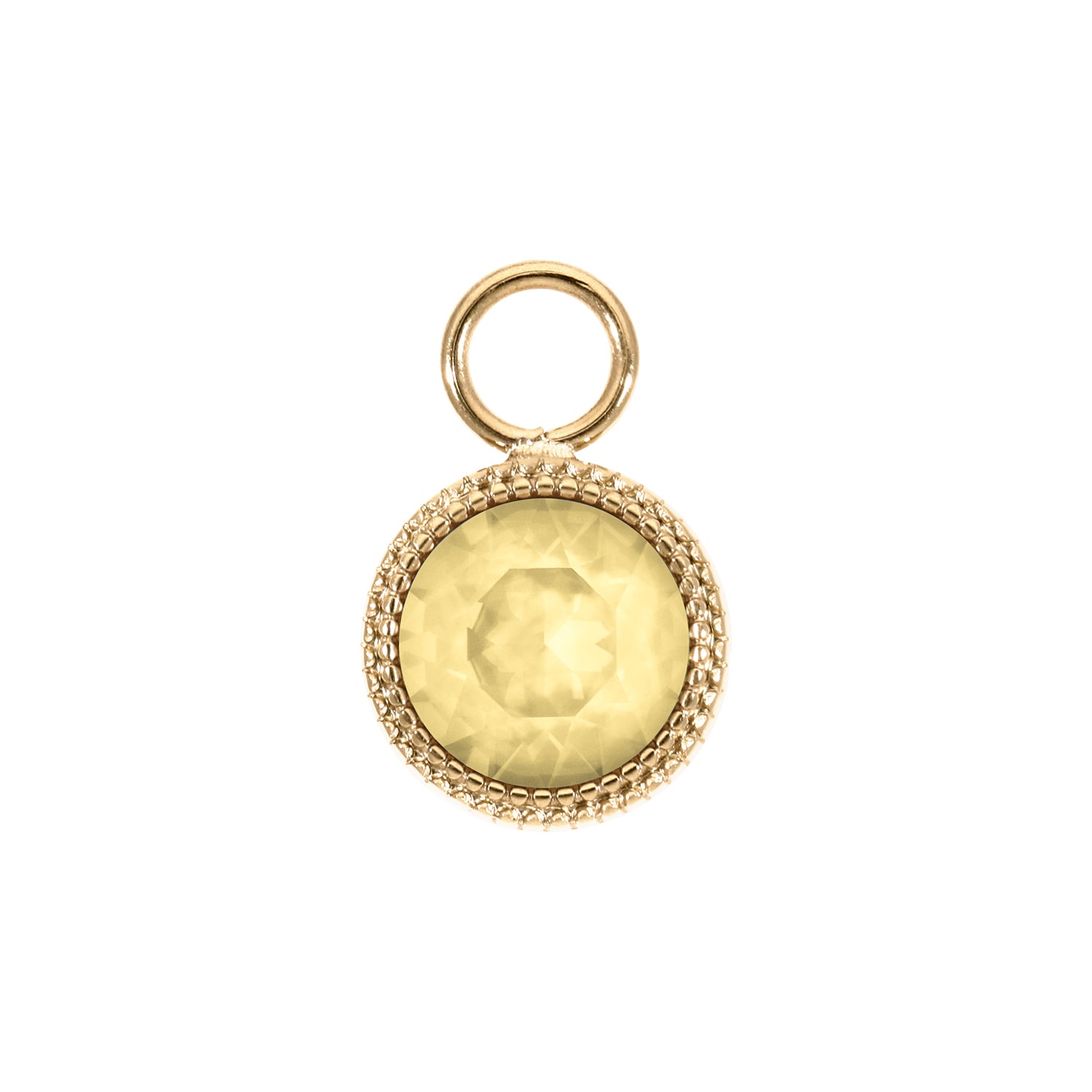 Fabero Charm 0.43" - Gold Recreated Dark Jonquil