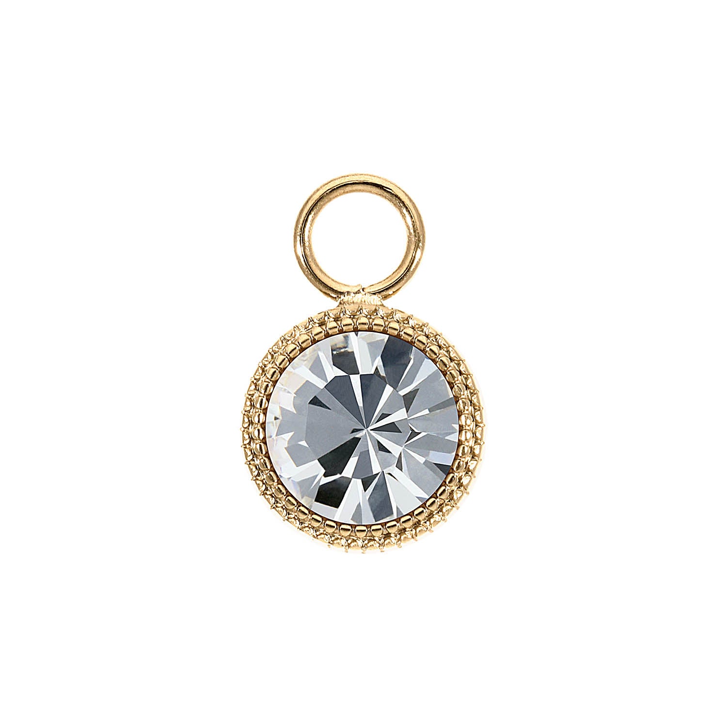 Fabero Charm 0.43" - Gold crystal