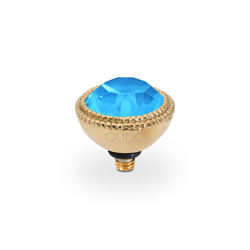 Fabero Top 0.43" - Gold Crystal Electric Blue Ignite