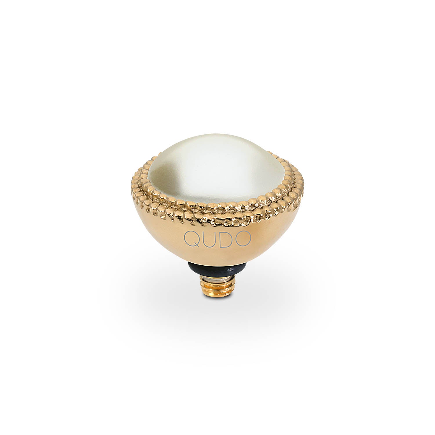 Fabero Top 0.43" - Gold cream pearl