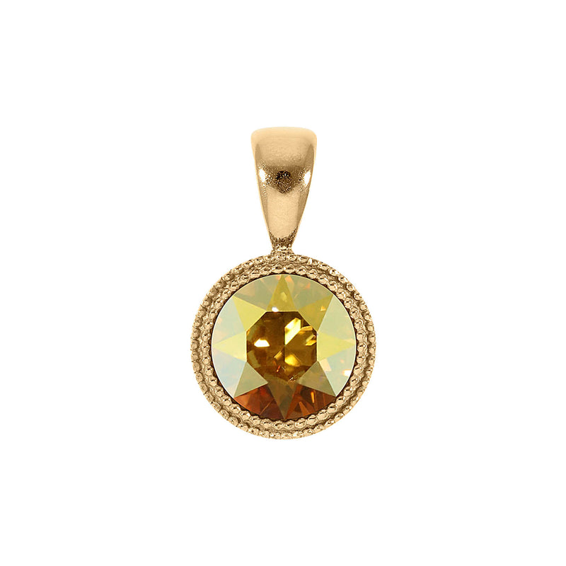 Fabero Pendant 0.43" - Gold metallic sunshine
