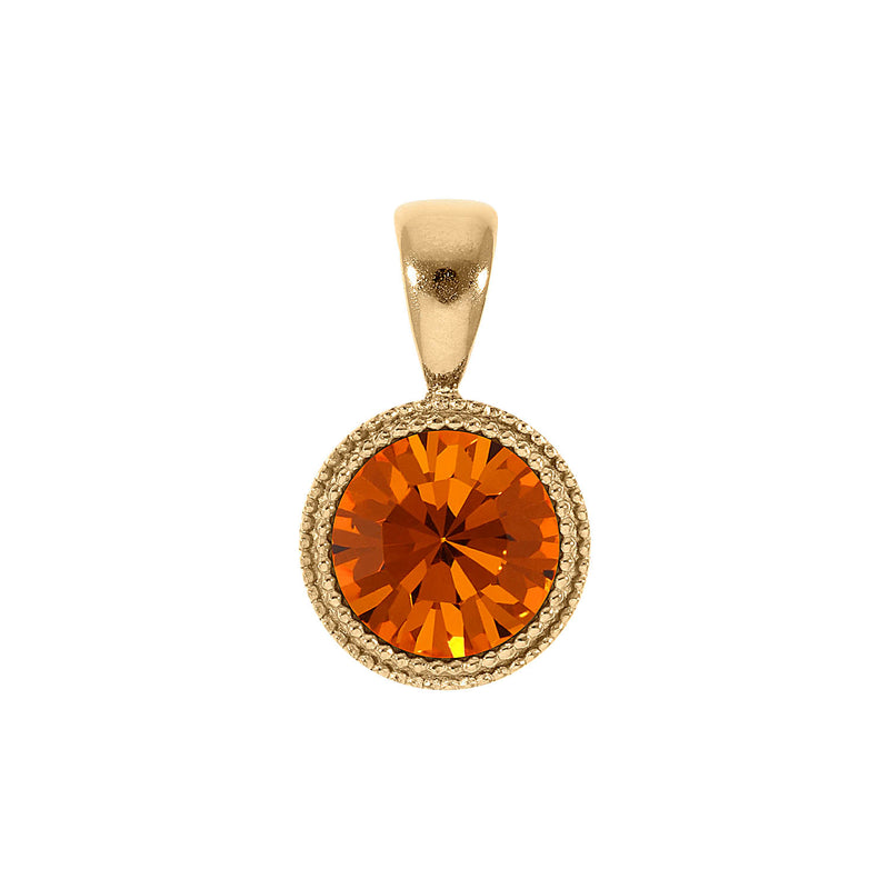 Fabero Pendant 0.43" - Gold sun