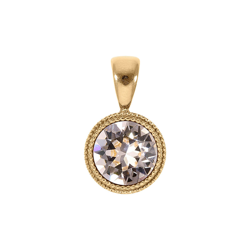 Fabero Pendant 0.43" - Gold silk