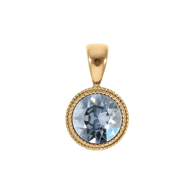 Fabero Pendant 0.43" - Gold blue shade