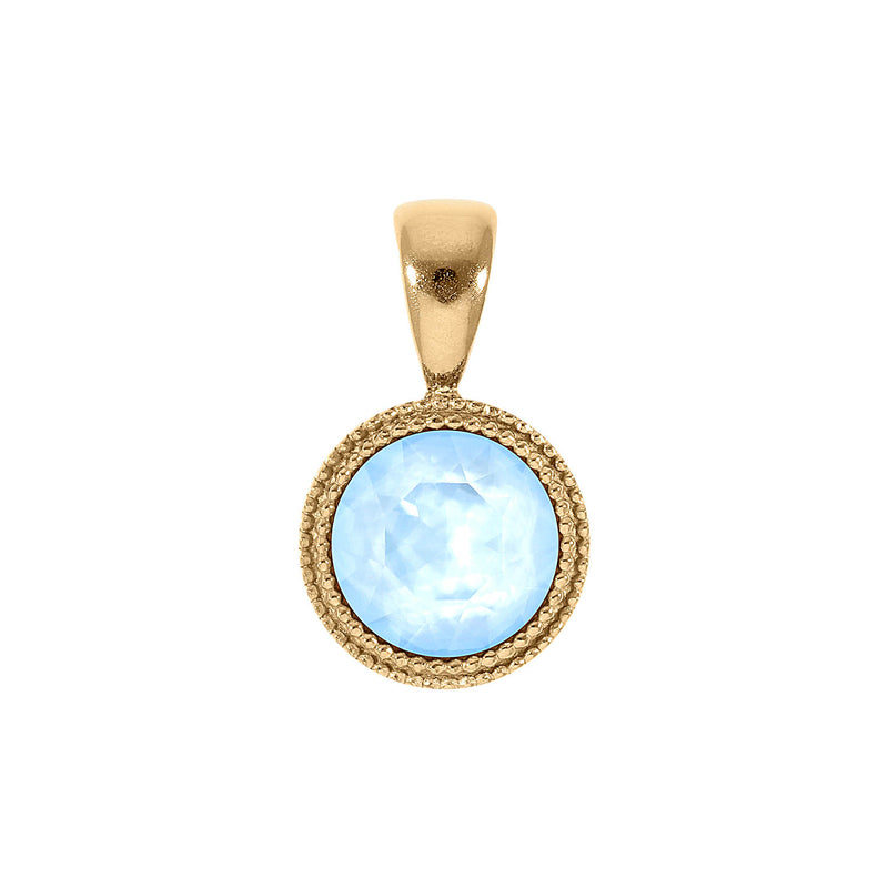 Fabero Pendant 0.43" - Gold crystal sky ignite