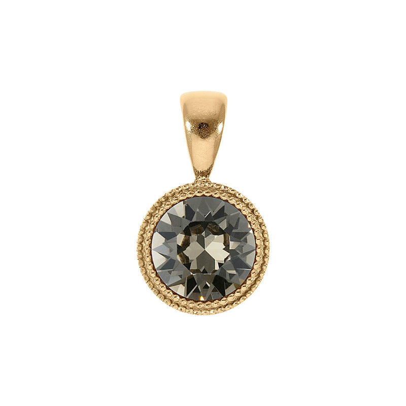 Fabero Pendant 0.43" - Gold Greige