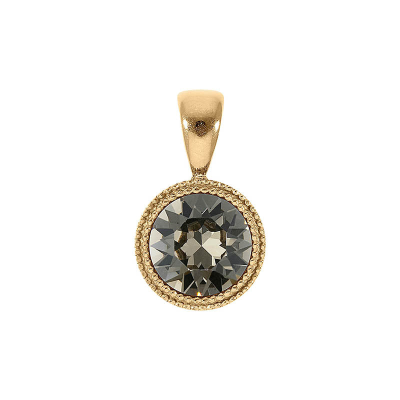 Fabero Pendant 0.43" - Gold Greige