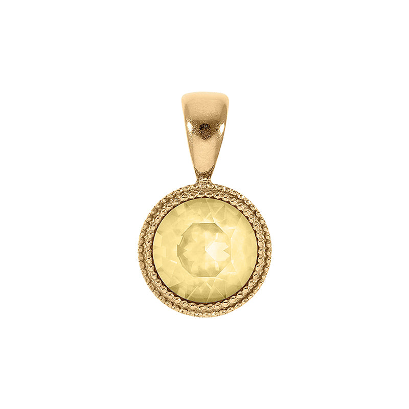 Fabero Pendant 0.43" - Gold Recreated Dark Jonquil