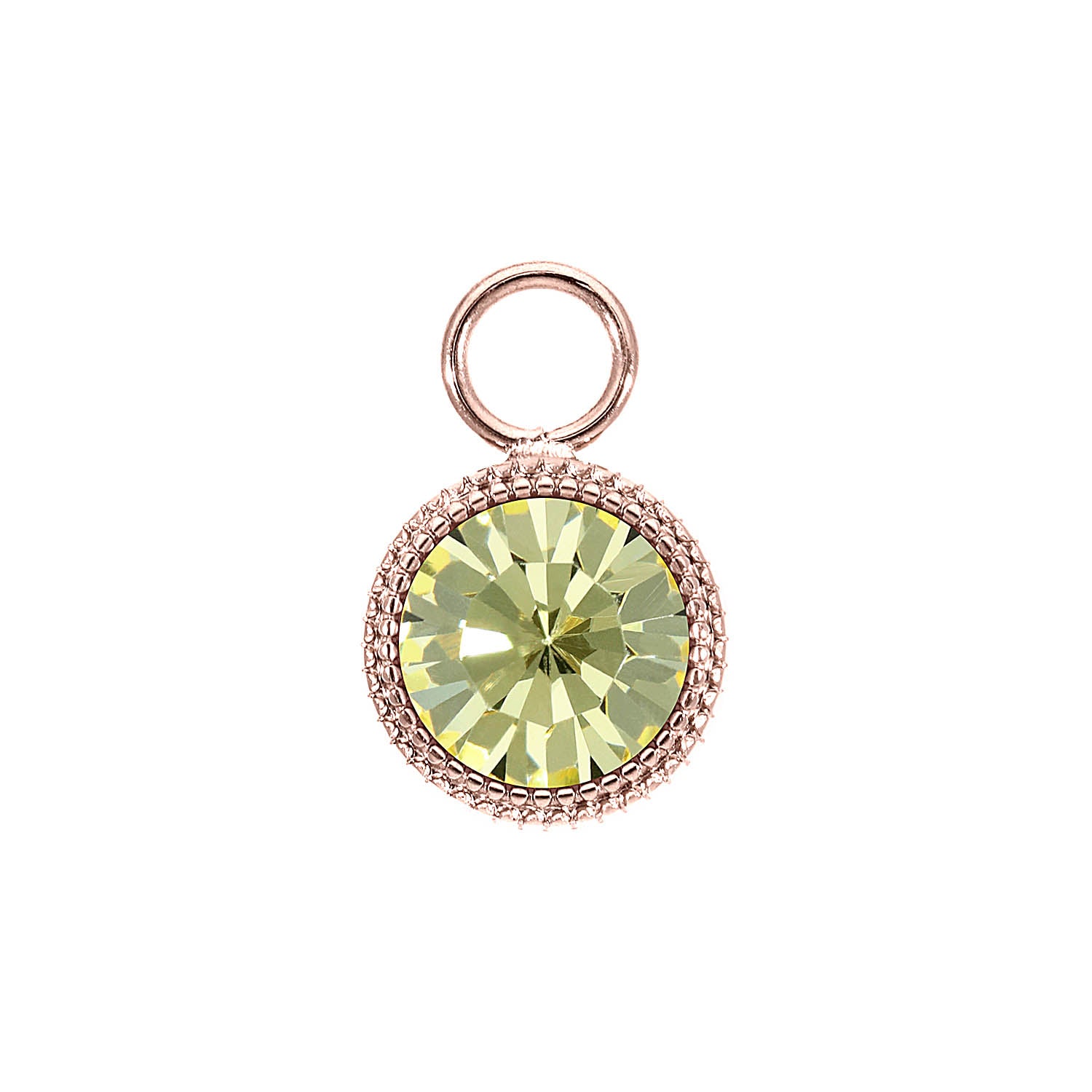 Fabero Charm 0.43" - Rose Gold Jonquil
