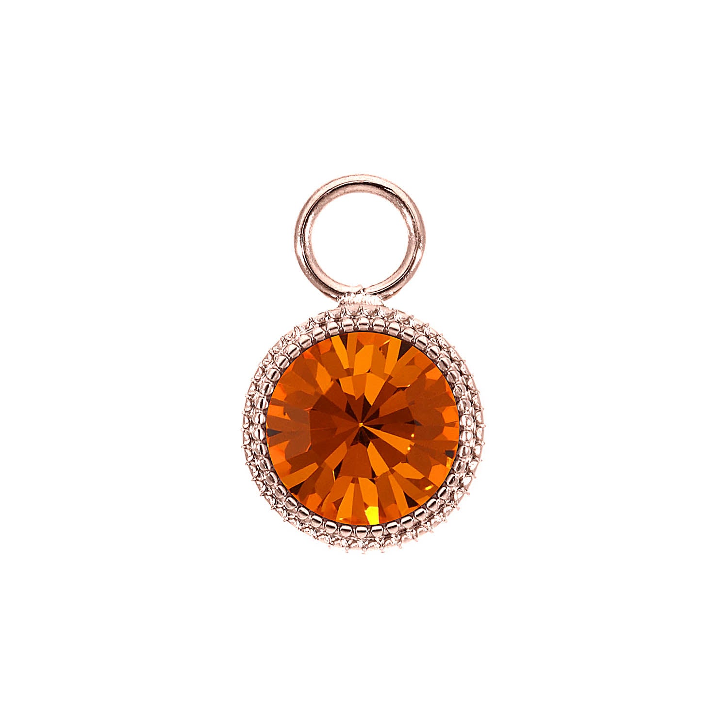 Fabero Charm 0.43" - Rose Gold sun