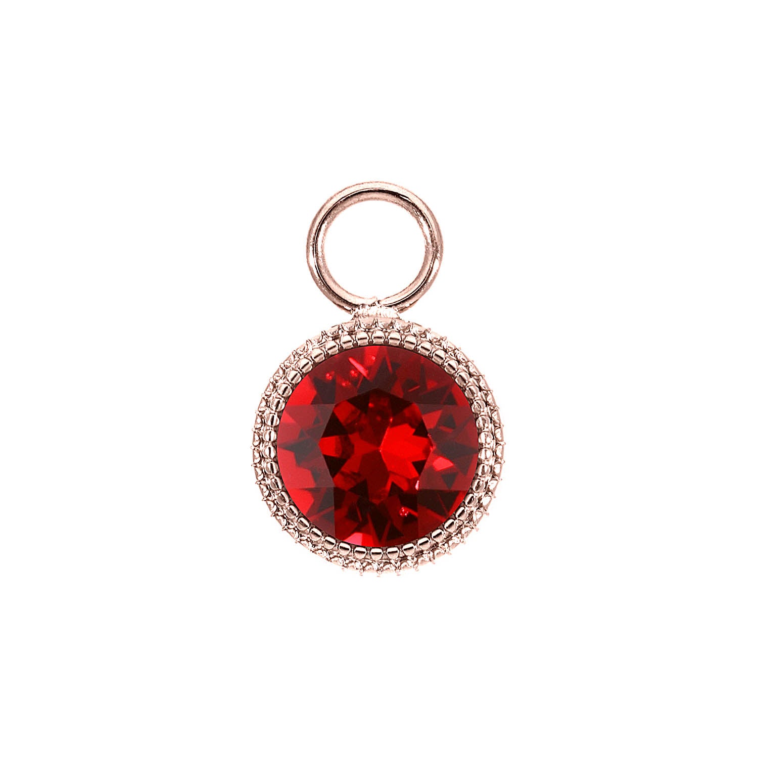 Fabero Charm 0.43" - Rose Gold scarlet