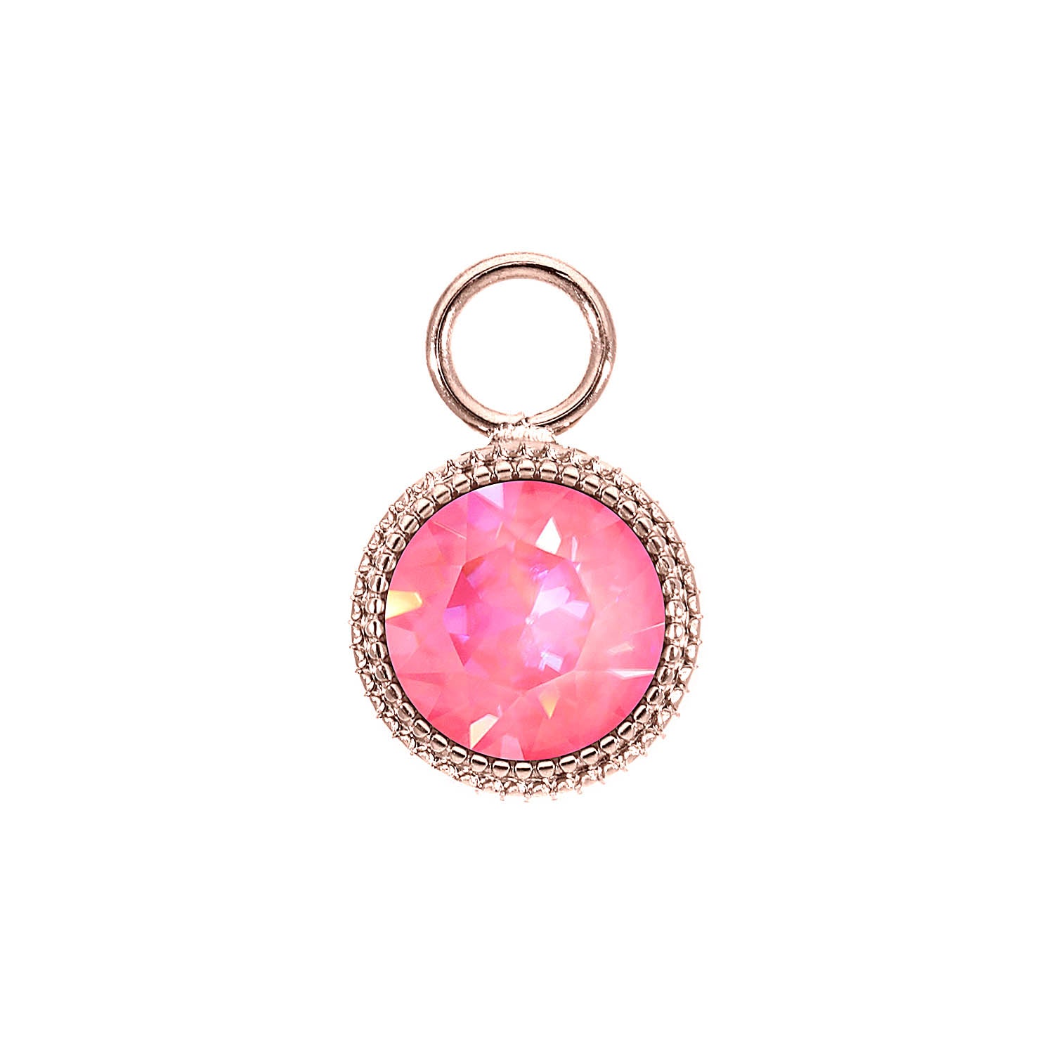 Fabero Charm 0.43" - Rose Gold lotus pink delite