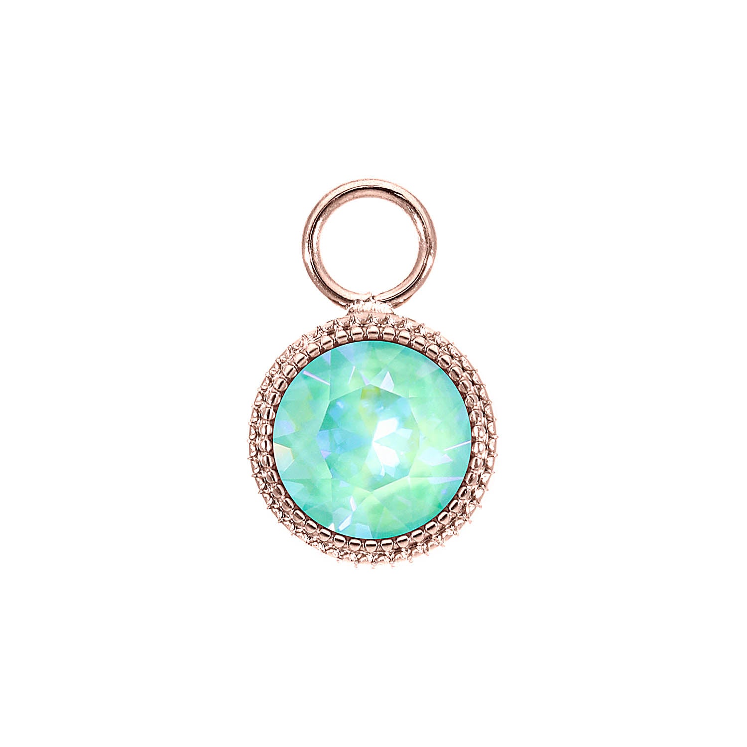 Fabero Charm 0.43" - Rose Gold silky sage delite