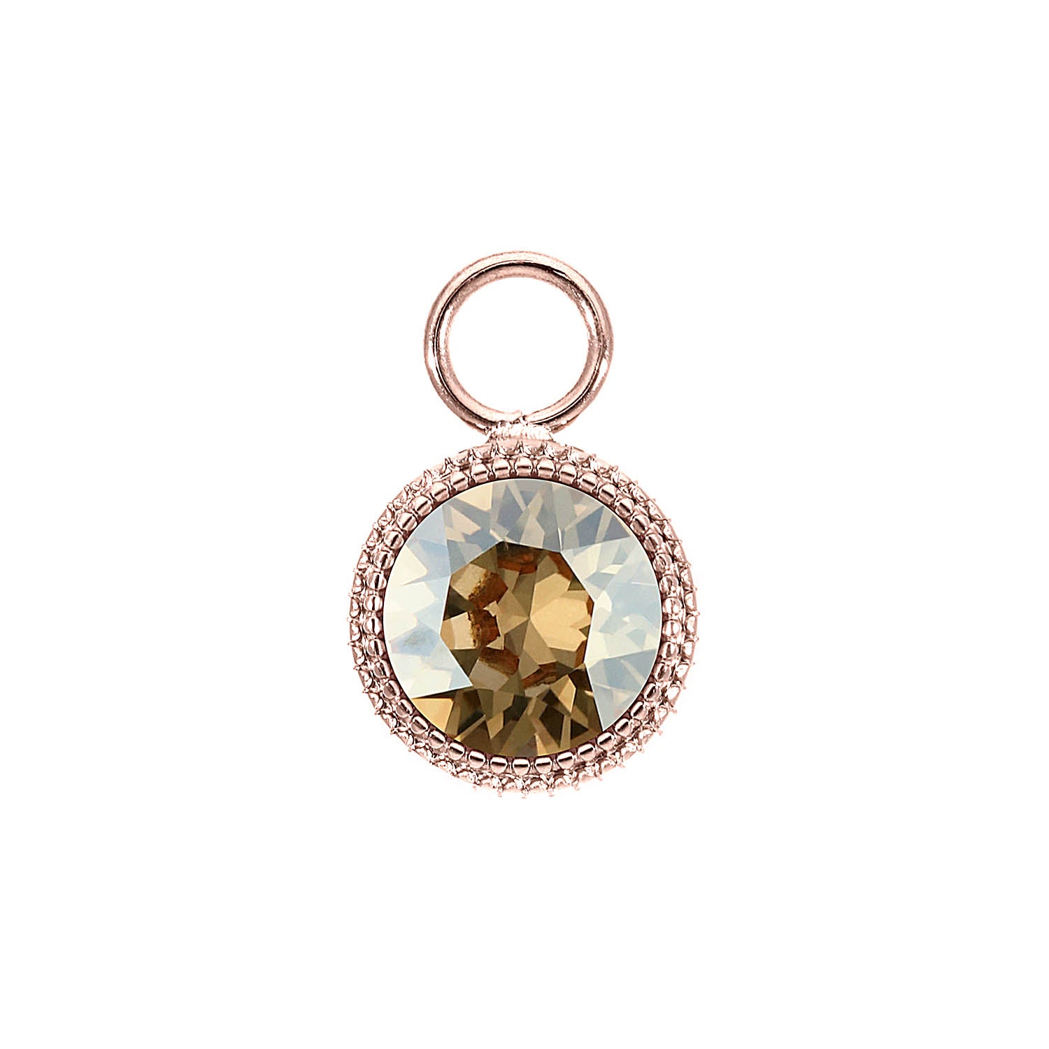 Fabero Charm 0.43" - Rose Gold golden shadow