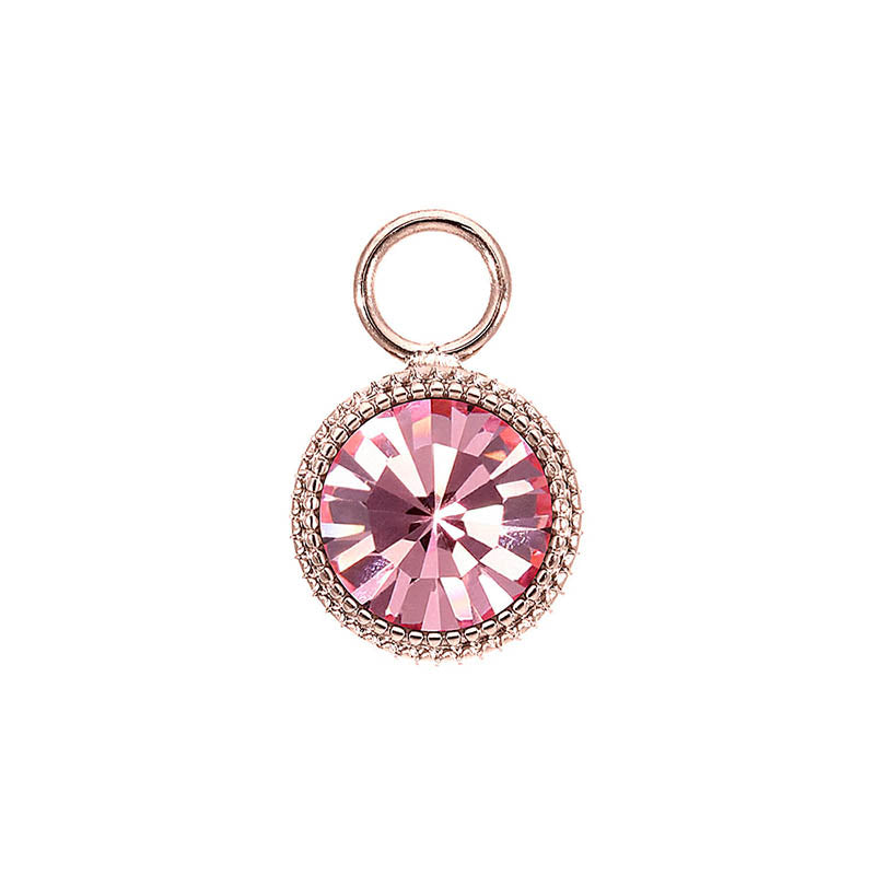 Fabero Charm 0.43" - Rose Gold Light Rose