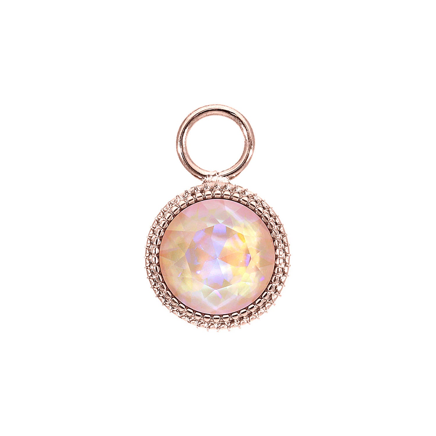 Fabero Charm 0.43" - Rose Gold dusty pink delite