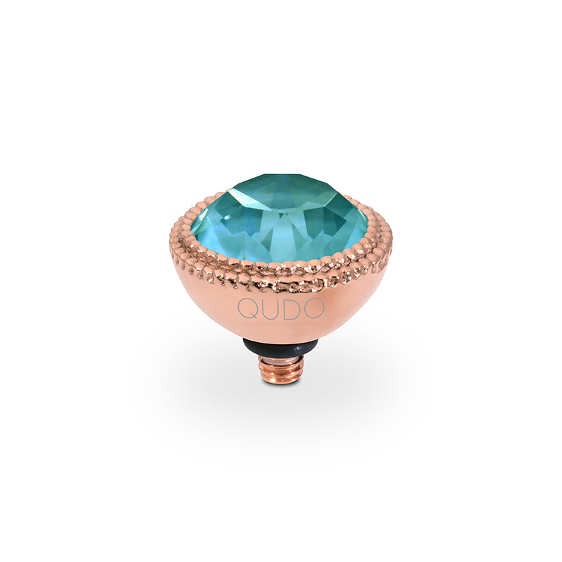 Fabero Top 0.43" - Rose Gold Crystal Pine Green Ignite