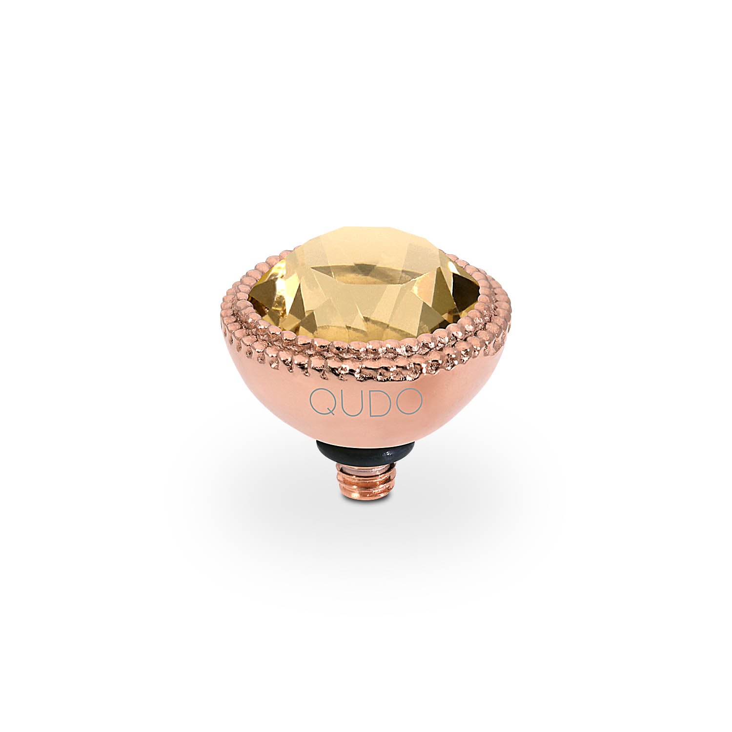 Fabero Top 0.43" - Rose Gold light colorado topaz ignite