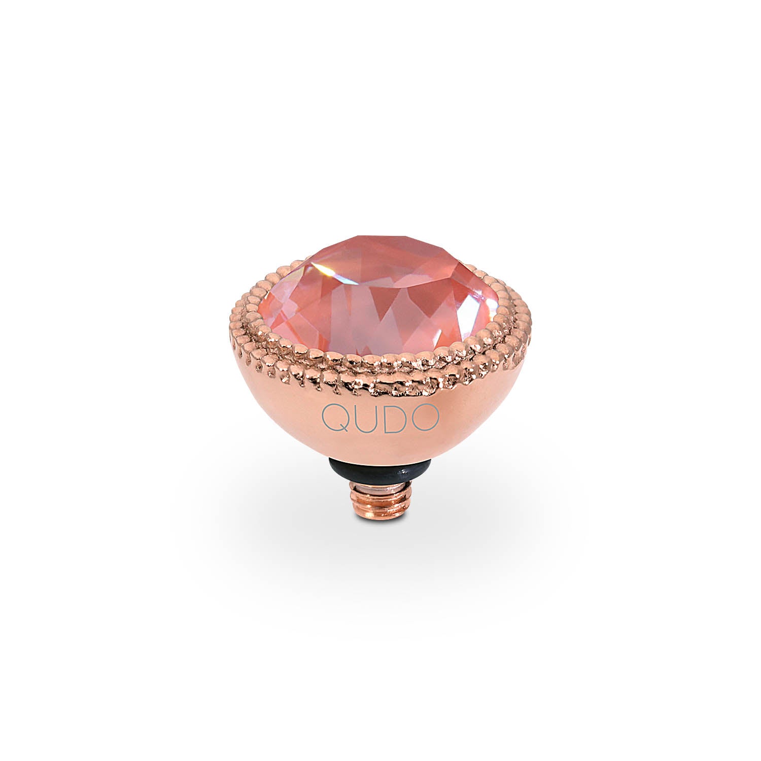 Fabero Top 0.43" - Rose Gold crystal maroon ignite