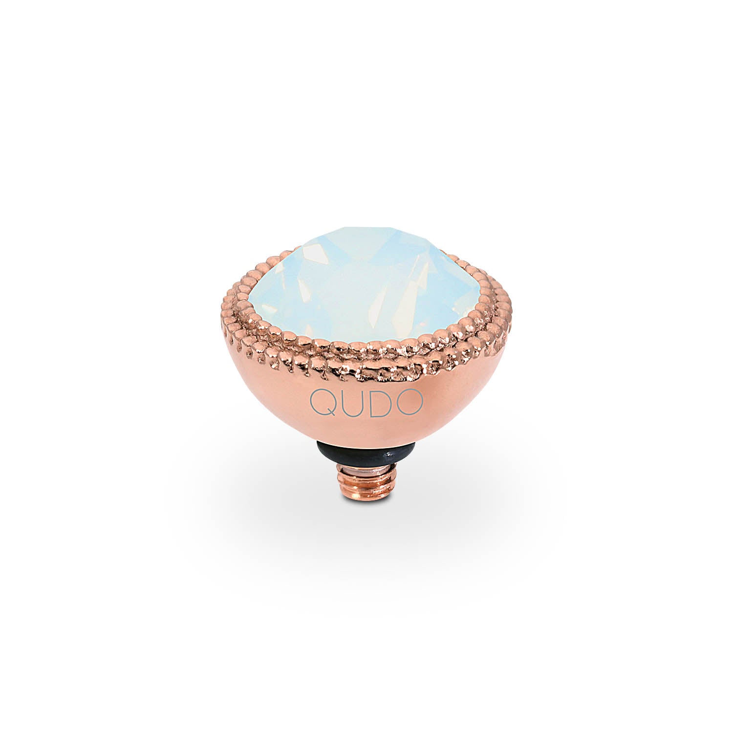 Fabero Top 0.43" - Rose Gold white opal