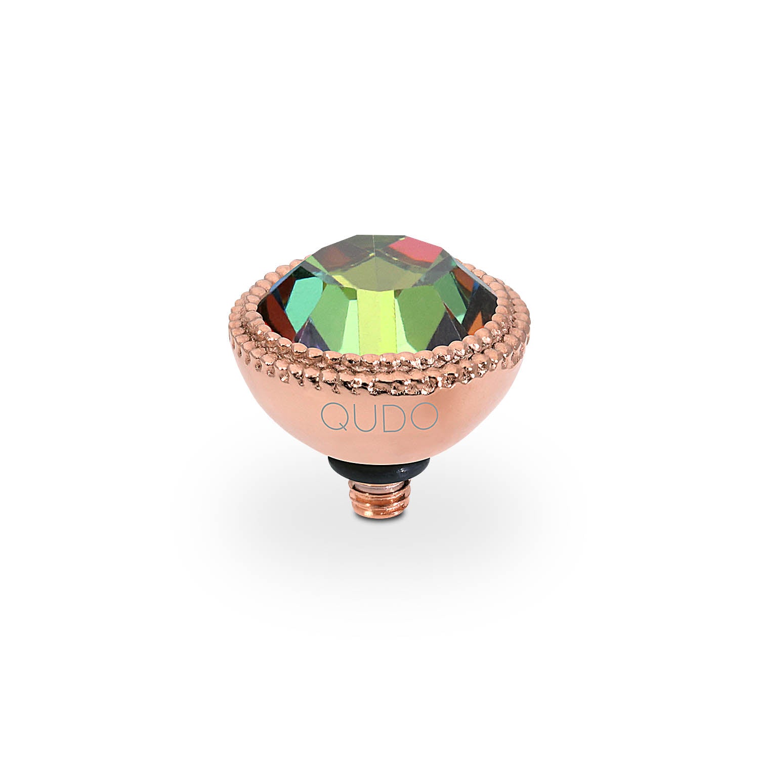 Fabero Top 0.43" - Rose Gold Crystal Vitrail Medium