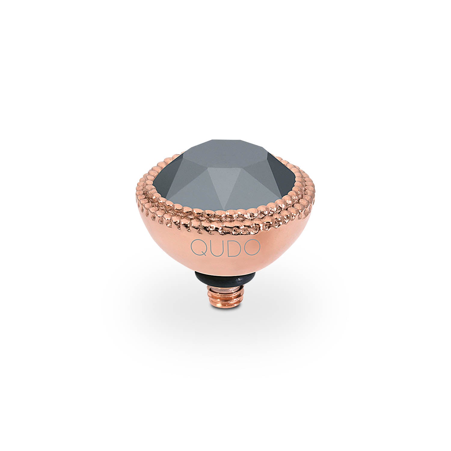Fabero Top 0.43" - Rose Gold jet hematite