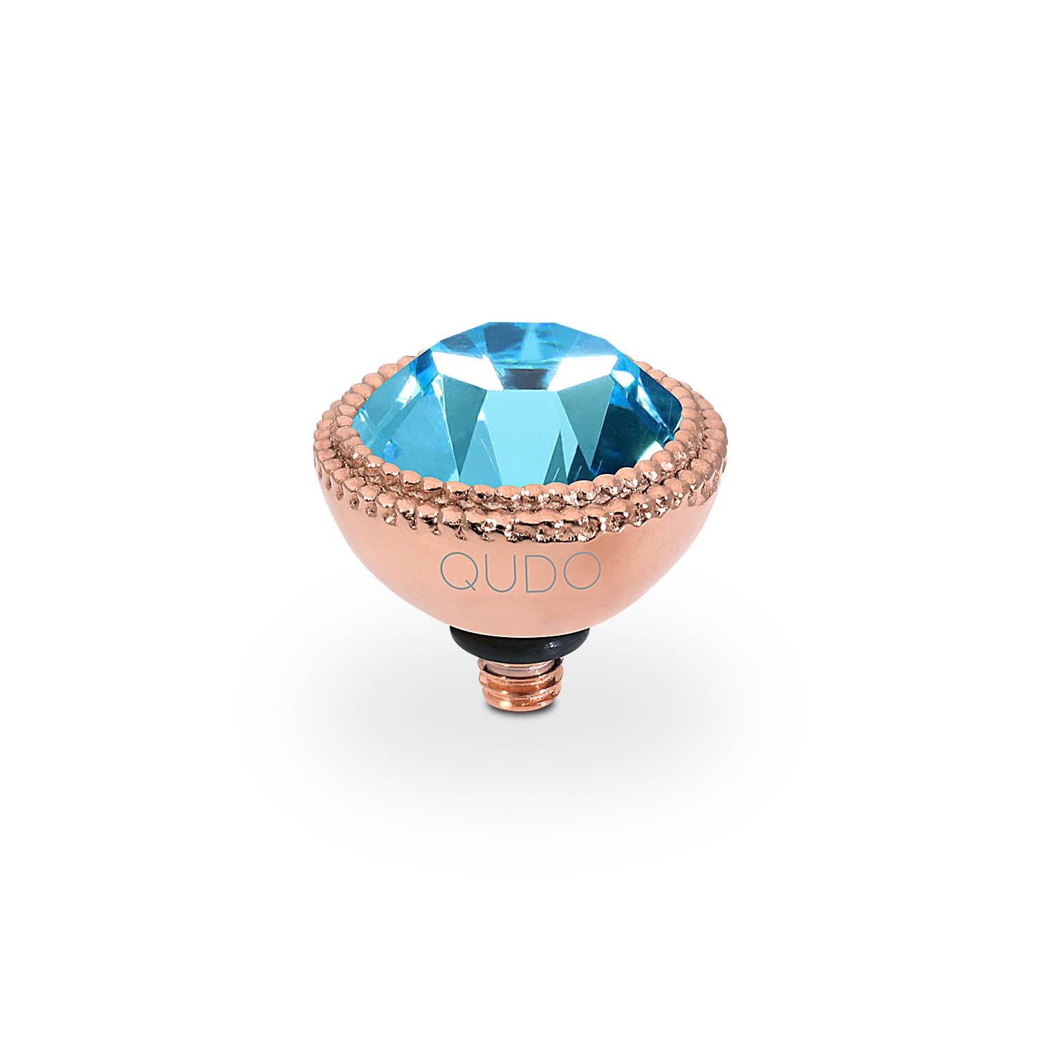 Fabero Top 0.43" - Rose Gold aquamarine