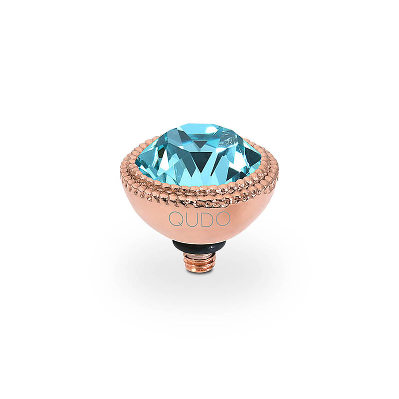 Fabero Top 0.43" - Rose Gold Light Turquoise