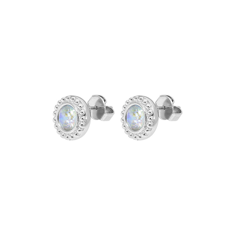 Ghiare Stud Earring 0.43" - Silver