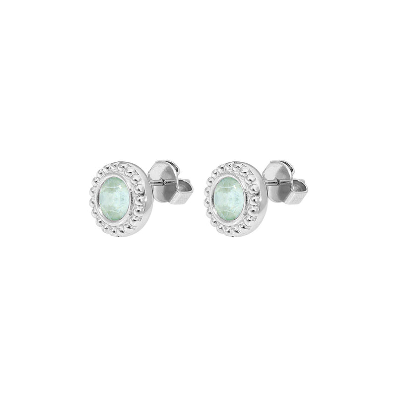 Ghiare Stud Earring 0.43" - Silver