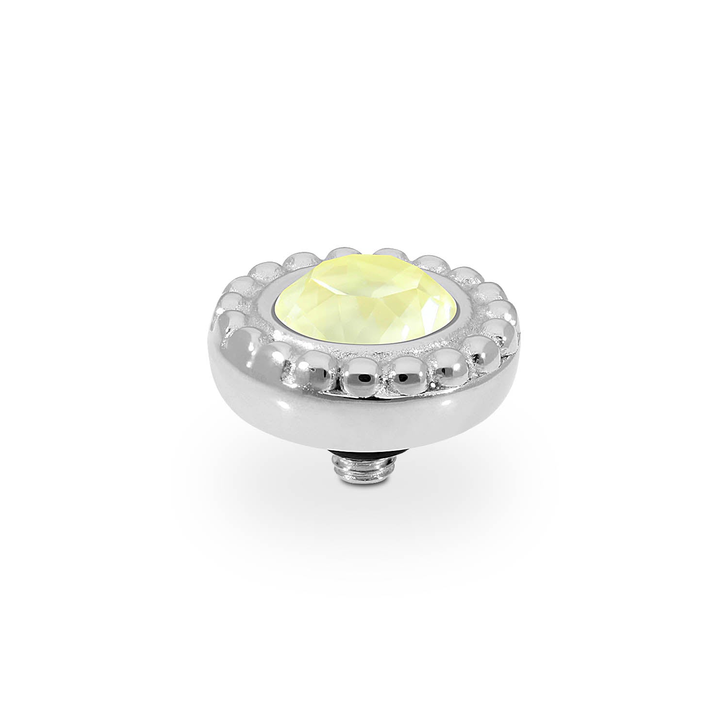 Ghiare Top 0.43" - Silver crystal soft yellow ignite