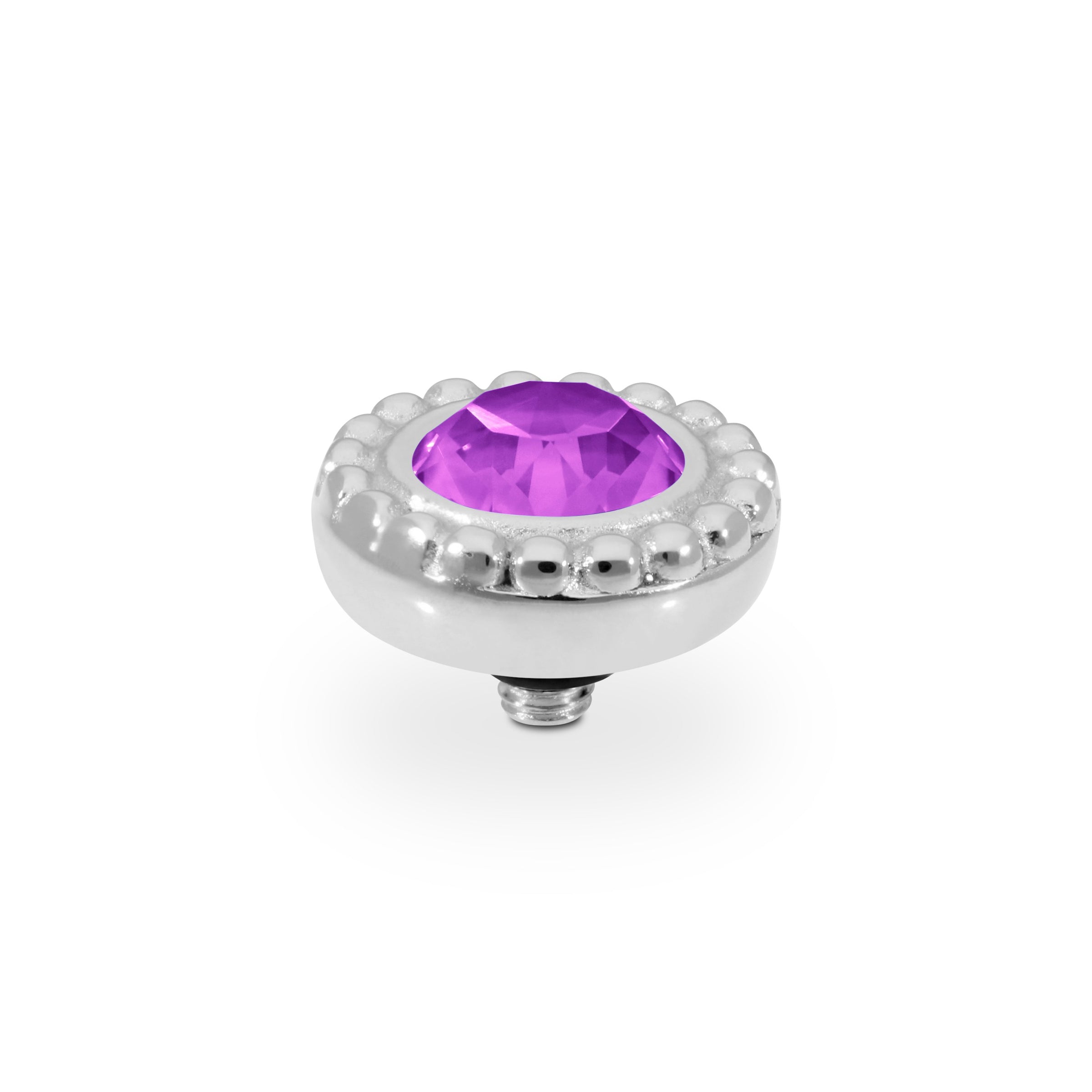 Ghiare Top 0.43" - Silver Crystal Electric Violet Ignite