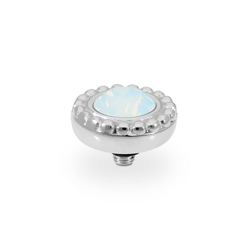 Ghiare Top 0.43" - Silver white opal