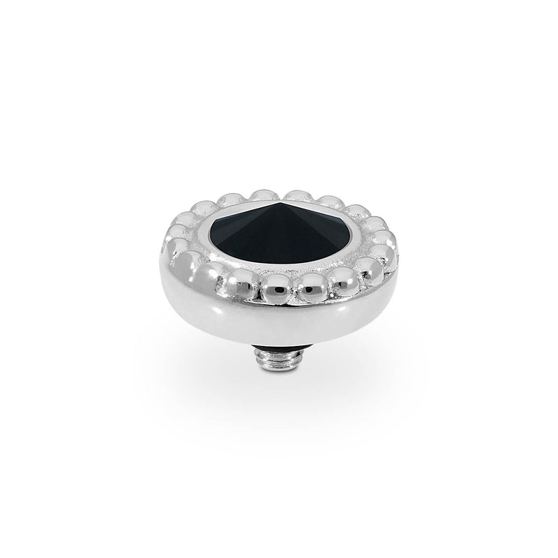 Ghiare Top 0.43" - Silver jet hematite
