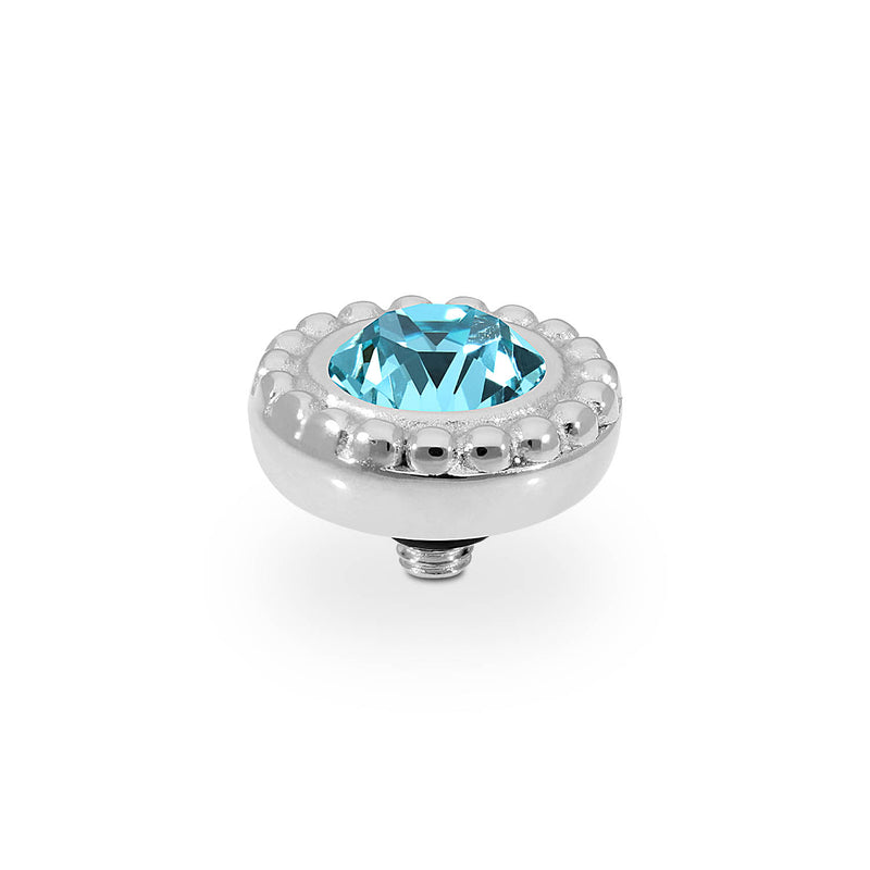 Ghiare Top 0.43" - Silver Light Turquoise