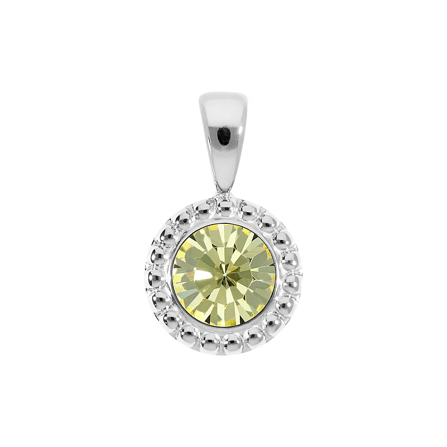 Ghiare Pendant 0.43" - Silver Jonquil